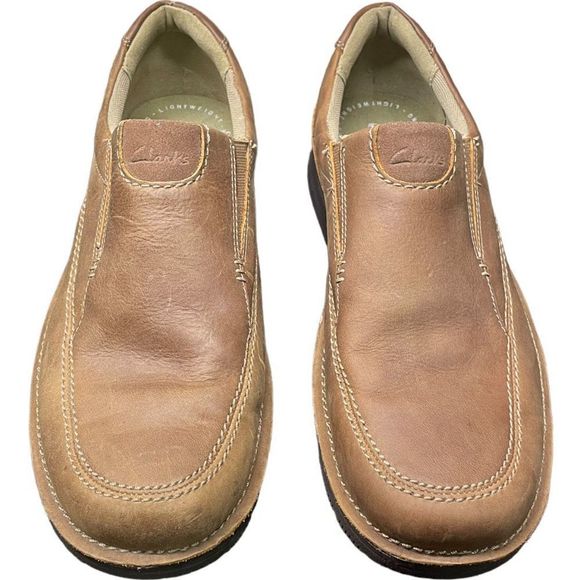 Clarks Other - Clarks Senner Lane Nubuck Slip On Casual Leather Loafer Mens Size 11.5